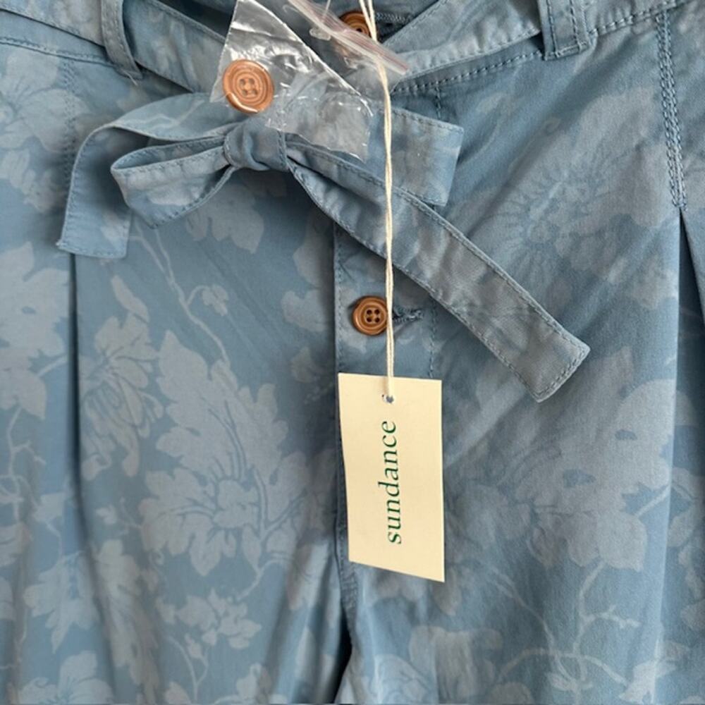 Sundance NWT Bastille Easy Pants Button-Fly Size: 6 Color: Blue Floral - Picture 5 of 11